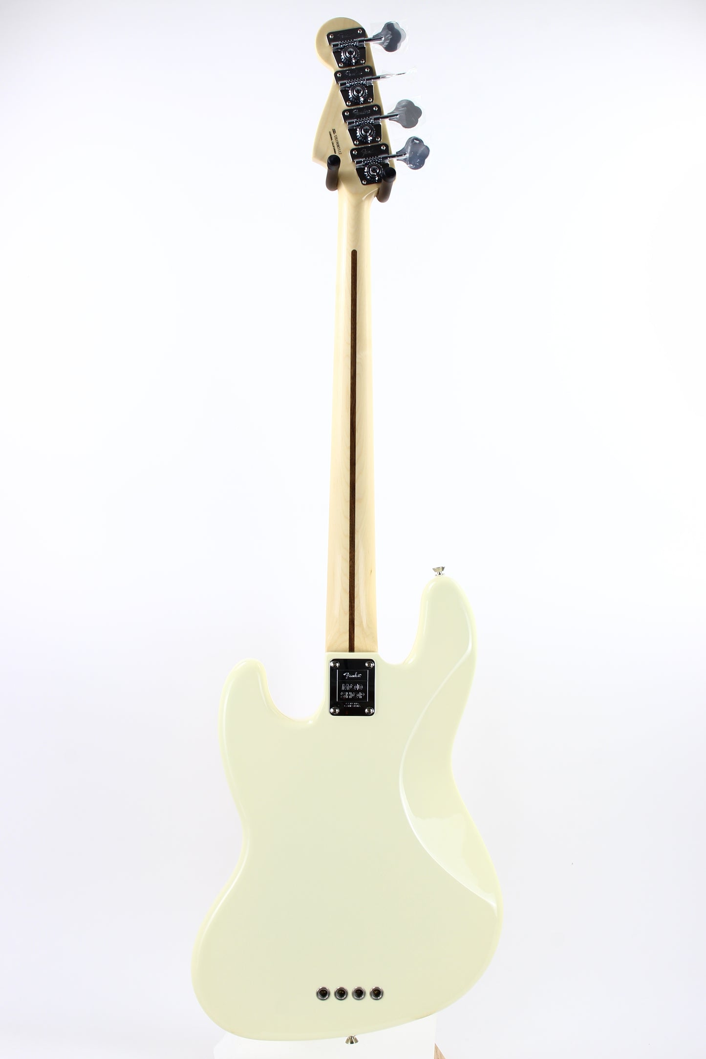 2019 Fender American Mod Shop Jazz Bass Olympic White | Original, '70s Block Inlays, Made in USA