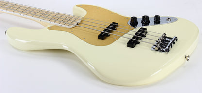 2019 Fender American Mod Shop Jazz Bass Olympic White | Original, '70s Block Inlays, Made in USA