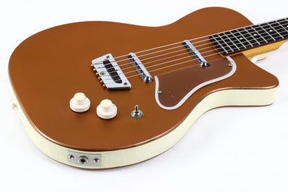 1958 Danelectro SPIEGEL UB-2 Baritone 6-String VI Bass Guitar Copper | Original Coffin Case, EXTREMELY RARE!