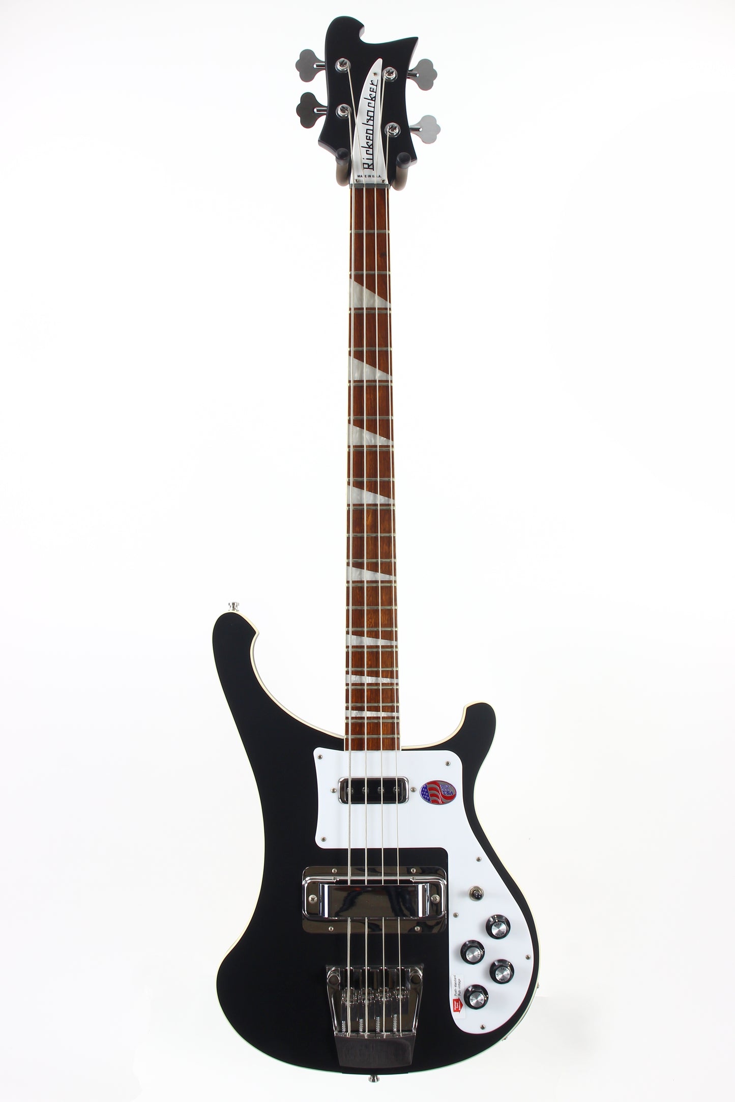 2020 Rickenbacker 4003 Matte Black Electric Bass Guitar | Triangle Inlays, 4000 Series 4001