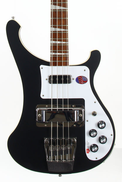 2020 Rickenbacker 4003 Matte Black Electric Bass Guitar | Triangle Inlays, 4000 Series 4001