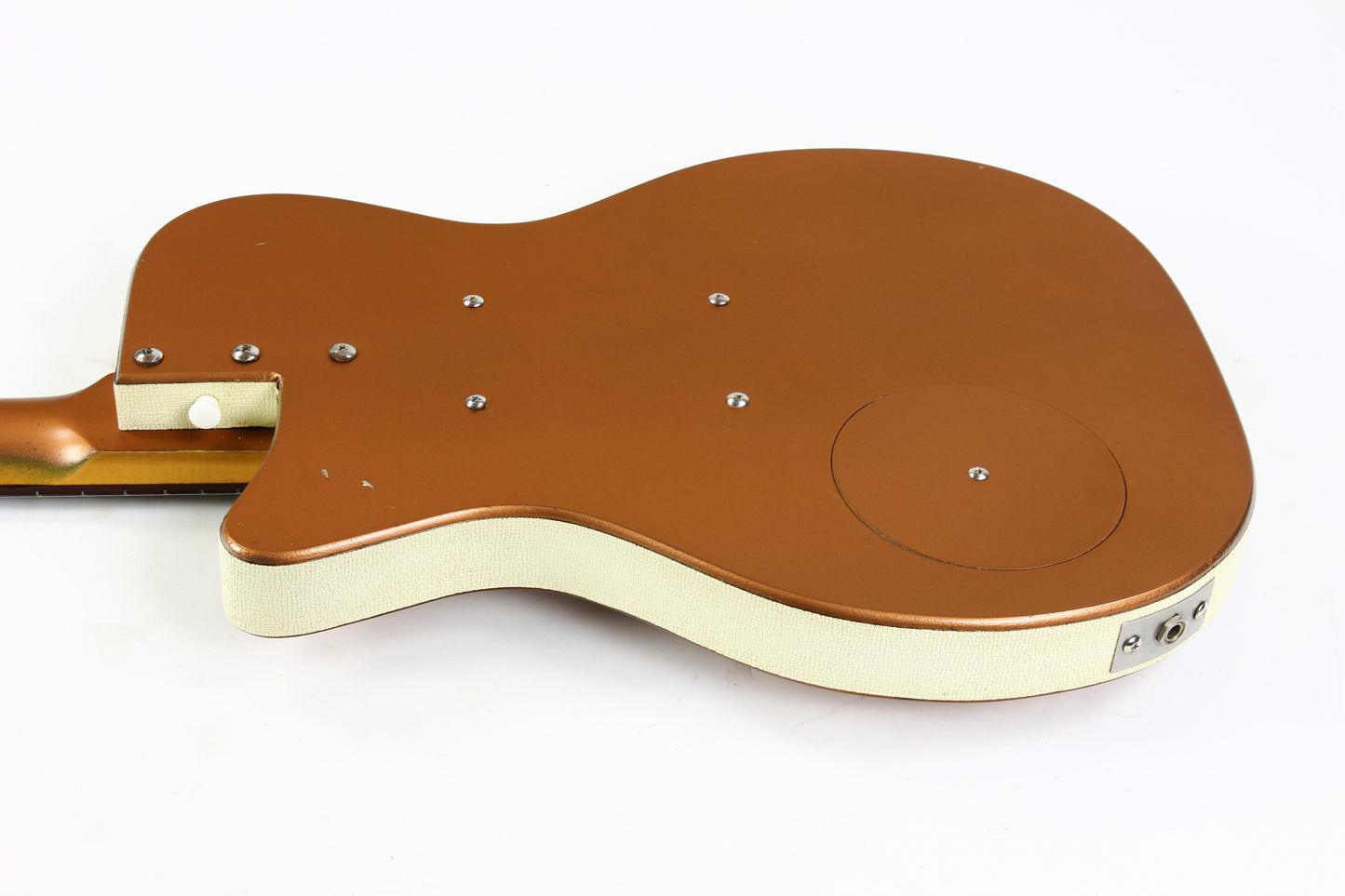 1958 Danelectro SPIEGEL UB-2 Baritone 6-String VI Bass Guitar Copper | Original Coffin Case, EXTREMELY RARE!