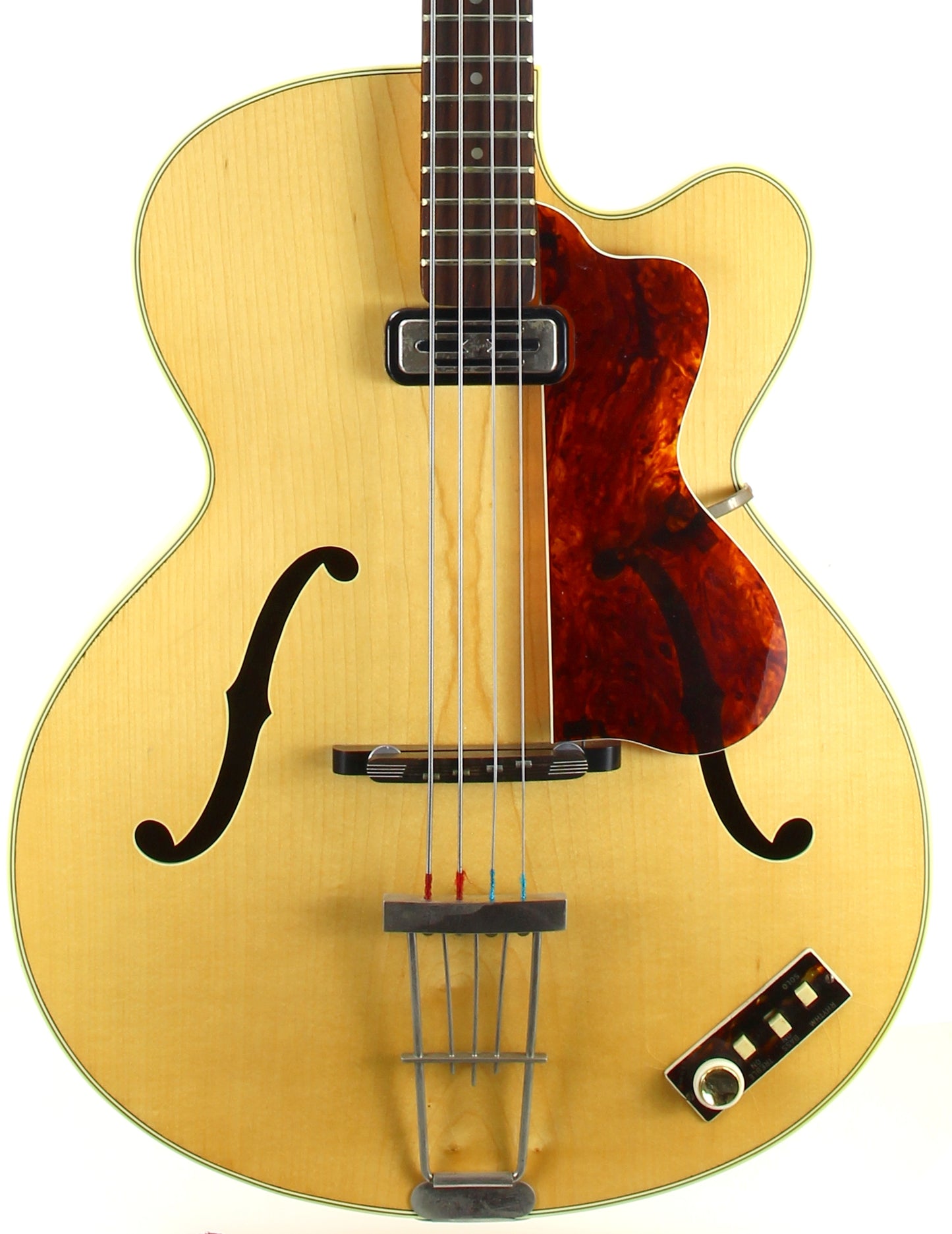 1960 Hofner 500/3 Senator Bass Natural Blonde | Rare Vintage Hollow Body