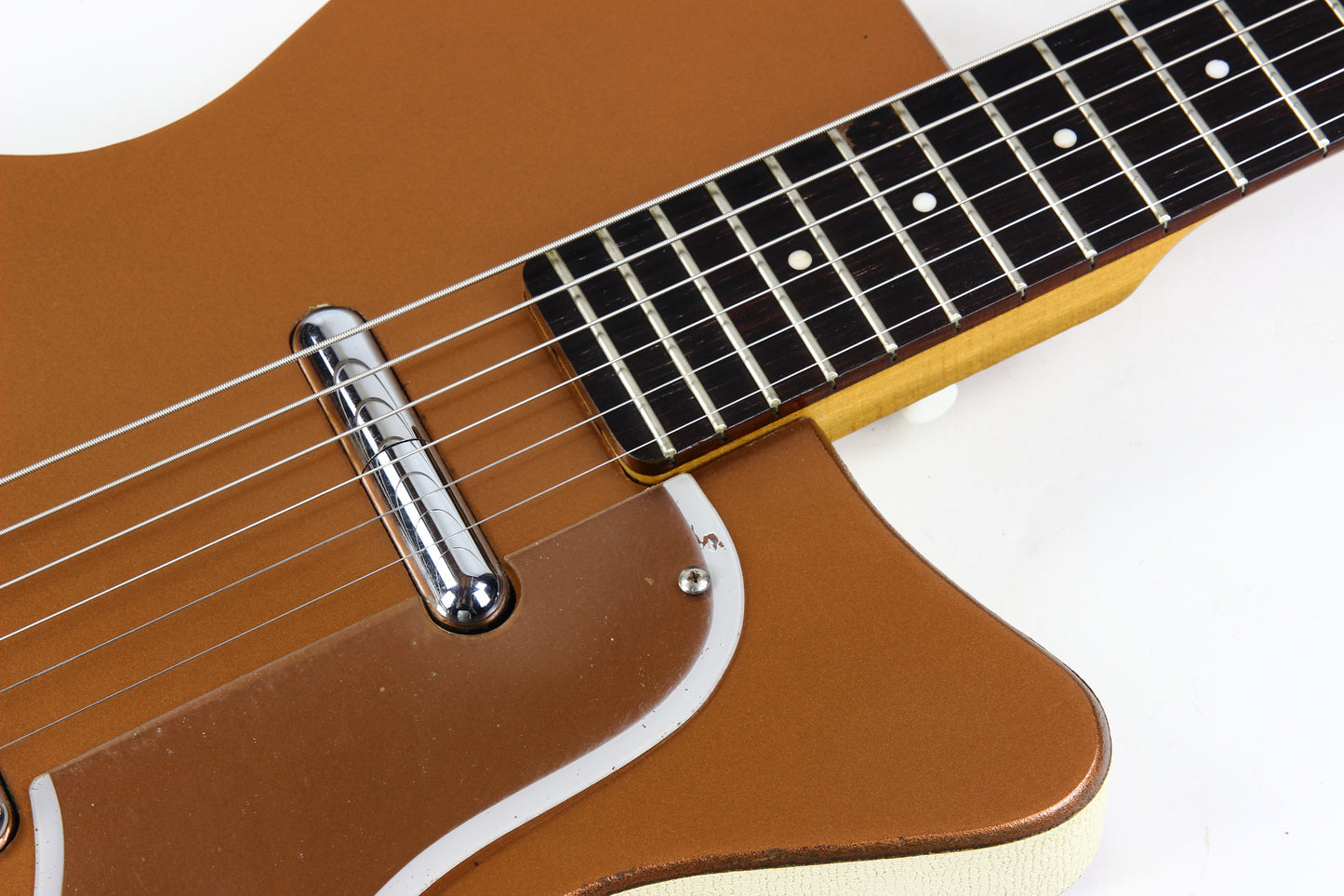 1958 Danelectro SPIEGEL UB-2 Baritone 6-String VI Bass Guitar Copper | Original Coffin Case, EXTREMELY RARE!