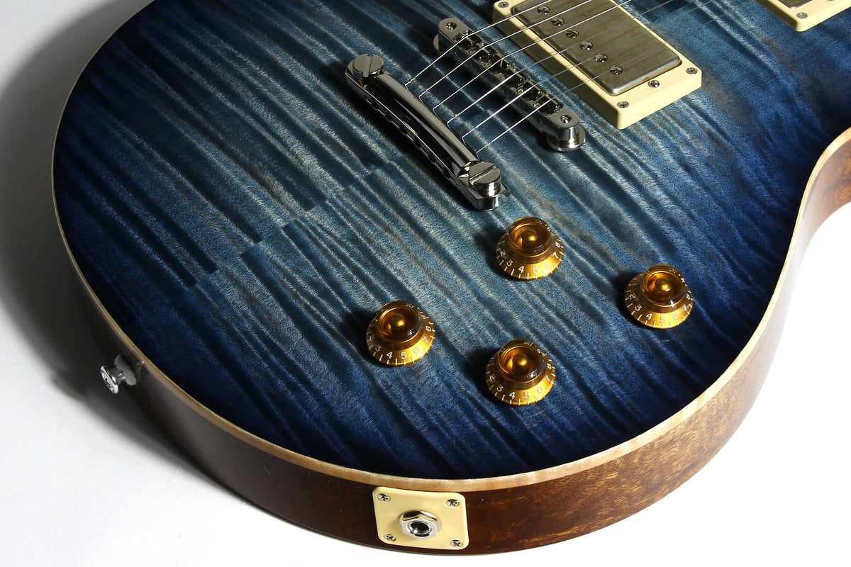 2026 Patrick James Eggle Macon SC Single Cutaway Guitar Blue Denim Burst