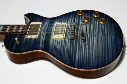 2026 Patrick James Eggle Macon SC Single Cutaway Guitar Blue Denim Burst