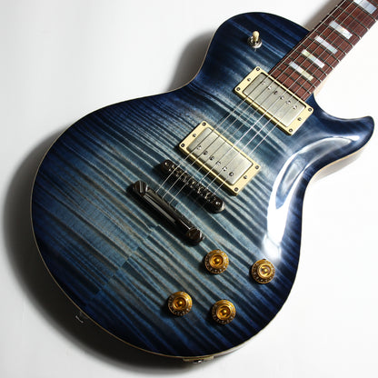 2026 Patrick James Eggle Macon SC Single Cutaway Guitar Blue Denim Burst