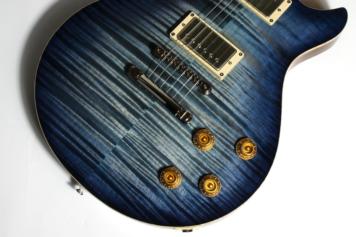 2026 Patrick James Eggle Macon SC Single Cutaway Guitar Blue Denim Burst