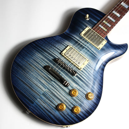 2026 Patrick James Eggle Macon SC Single Cutaway Guitar Blue Denim Burst