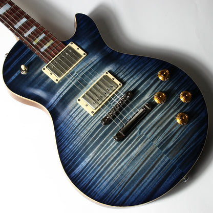 2026 Patrick James Eggle Macon SC Single Cutaway Guitar Blue Denim Burst