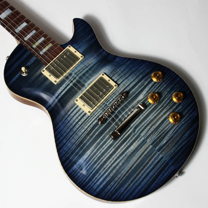 2026 Patrick James Eggle Macon SC Single Cutaway Guitar Blue Denim Burst