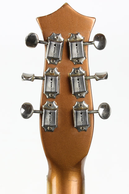 1958 Danelectro SPIEGEL UB-2 Baritone 6-String VI Bass Guitar Copper | Original Coffin Case, EXTREMELY RARE!