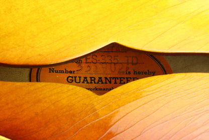 1965 Gibson ES-335 TD Vintage Semi Hollow Guitar WIDE NUT Factory Bigsby!