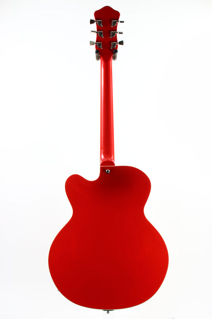 2014 Hofner HVSC-R Verythin Single Cut Red | Semi-Hollow, Minty, Original Hard Case