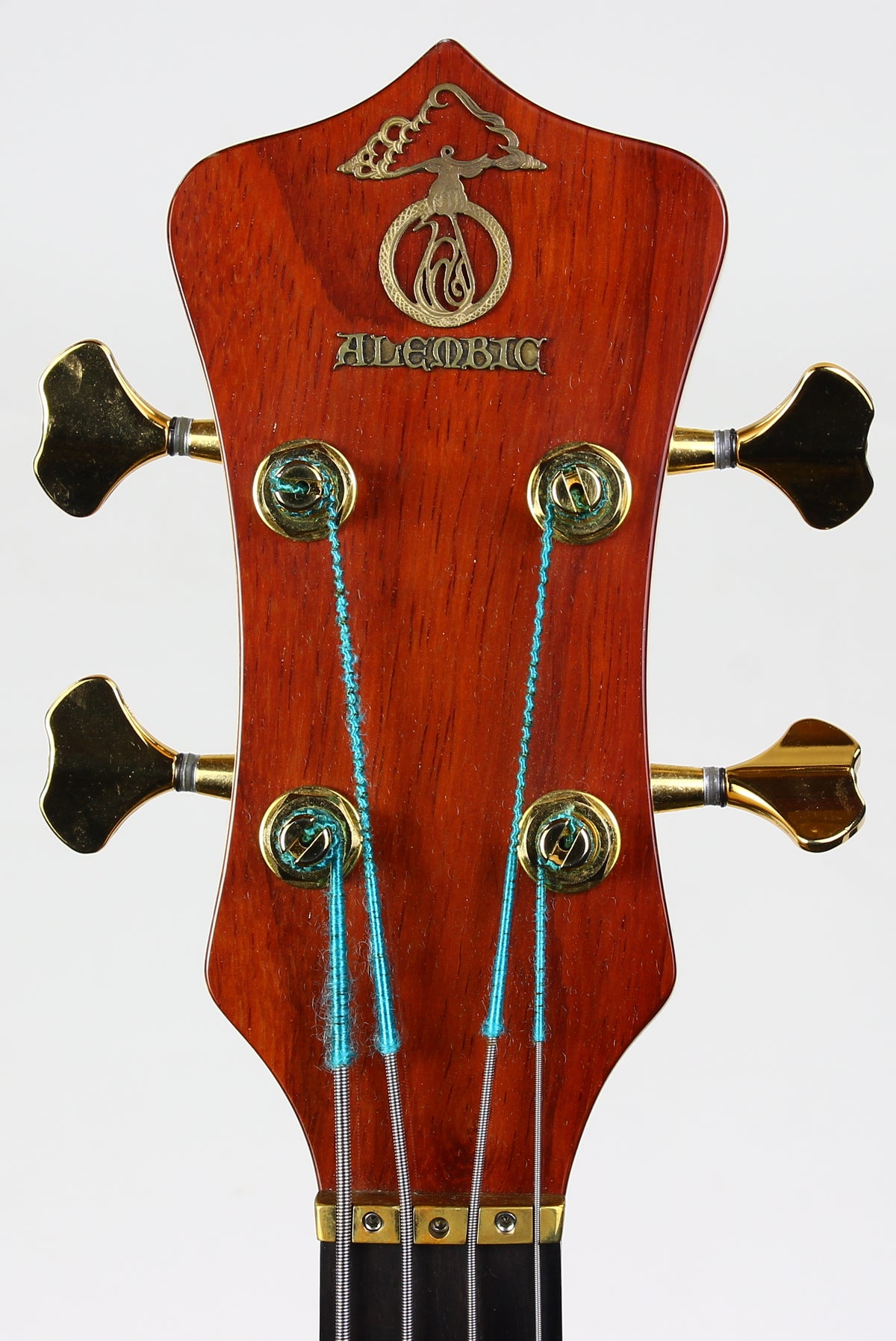 2002 ALEMBIC Custom Short-Scale Electric Bass Guitar Stanley CLARKE Vermilion 4-String