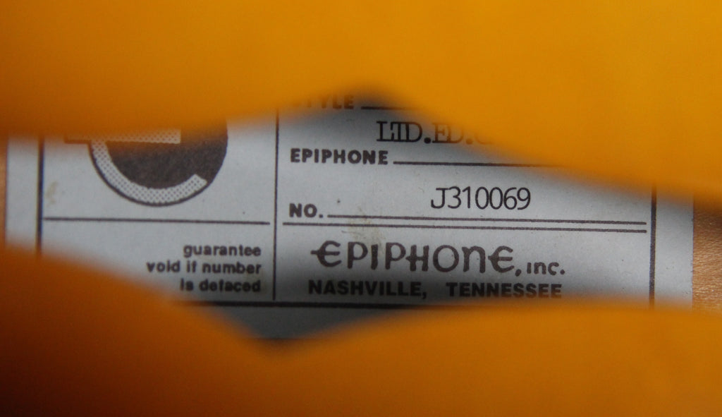 epiphone casino elitist nitro finish or polyurethane