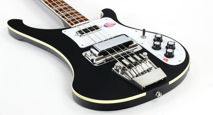 2020 Rickenbacker 4003 Matte Black Electric Bass Guitar | Triangle Inlays, 4000 Series 4001