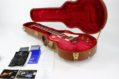 2023 Gibson USA '50s Les Paul Standard Fuchsia Figured Top! 1950s Neck Shape