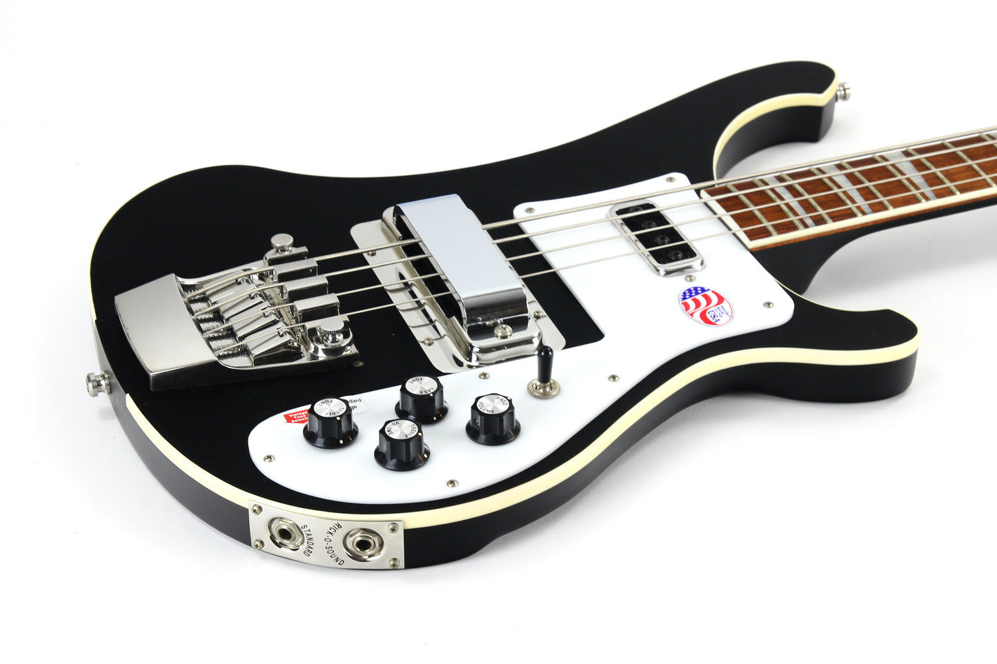 2020 Rickenbacker 4003 Matte Black Electric Bass Guitar | Triangle Inlays, 4000 Series 4001