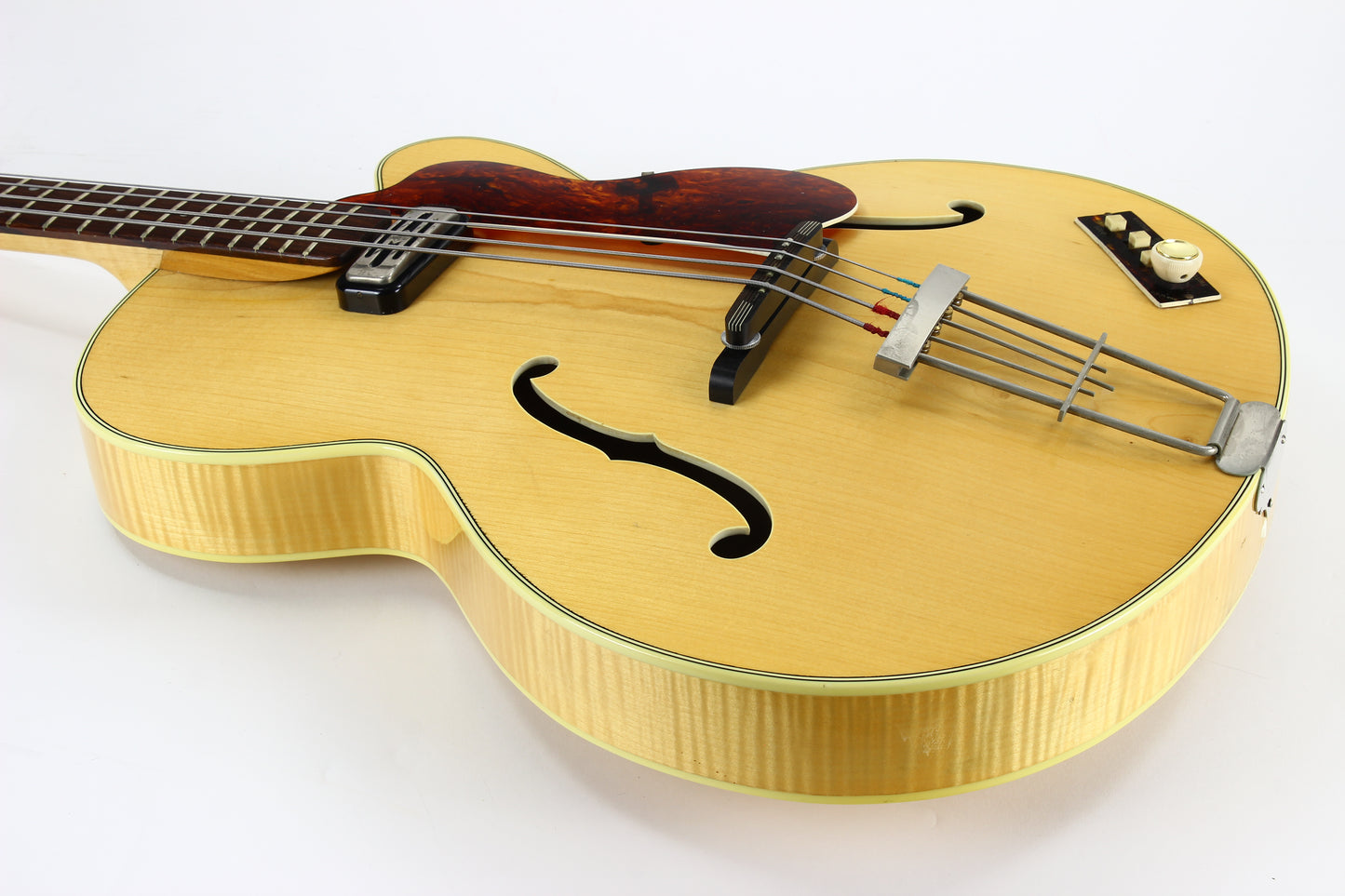 1960 Hofner 500/3 Senator Bass Natural Blonde | Rare Vintage Hollow Body