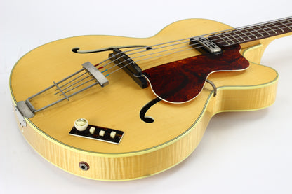 1960 Hofner 500/3 Senator Bass Natural Blonde | Rare Vintage Hollow Body