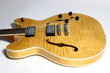 c. 1998 Guild USA Starfire IV Natural Blonde - Westerly Rhode Island Made, Highly Figured Flame!