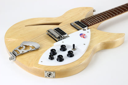 2021 Rickenbacker 330 MG Mapleglo | Semi Hollow Electric Guitar Natural