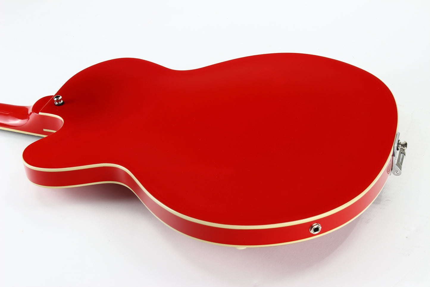 2014 Hofner HVSC-R Verythin Single Cut Red | Semi-Hollow, Minty, Original Hard Case