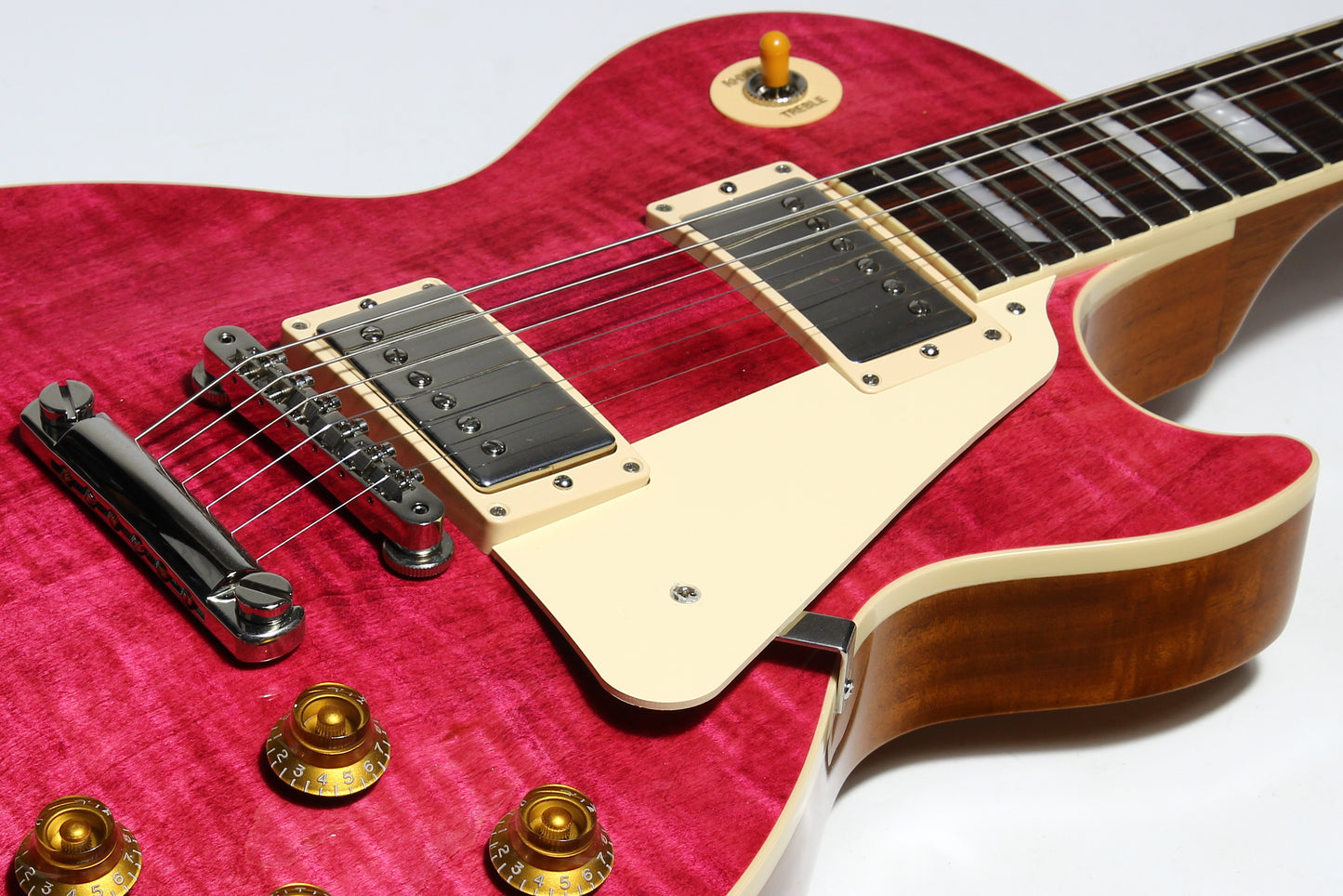 2023 Gibson USA '50s Les Paul Standard Fuchsia Figured Top! 1950s Neck Shape