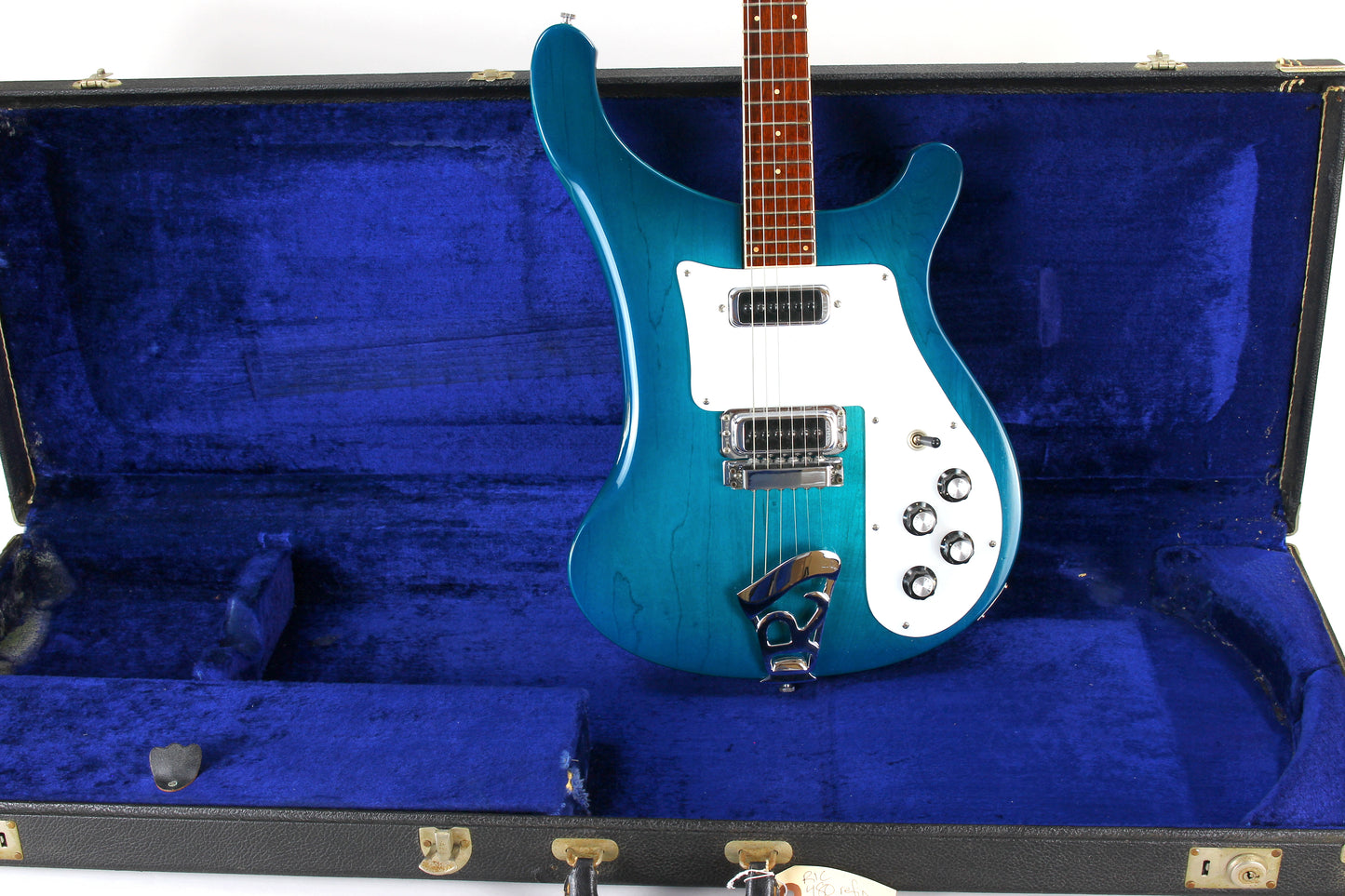 1975 Rickenbacker 480 AQUAGLO Turquoise Blue Burst 4001 Solidbody Electric Guitar! paul wilczynski