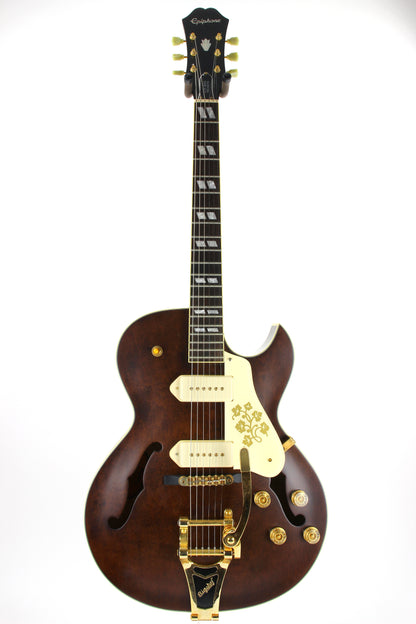 2015 Epiphone ES-295 Premium Satin Walnut - Gibson USA P-90s