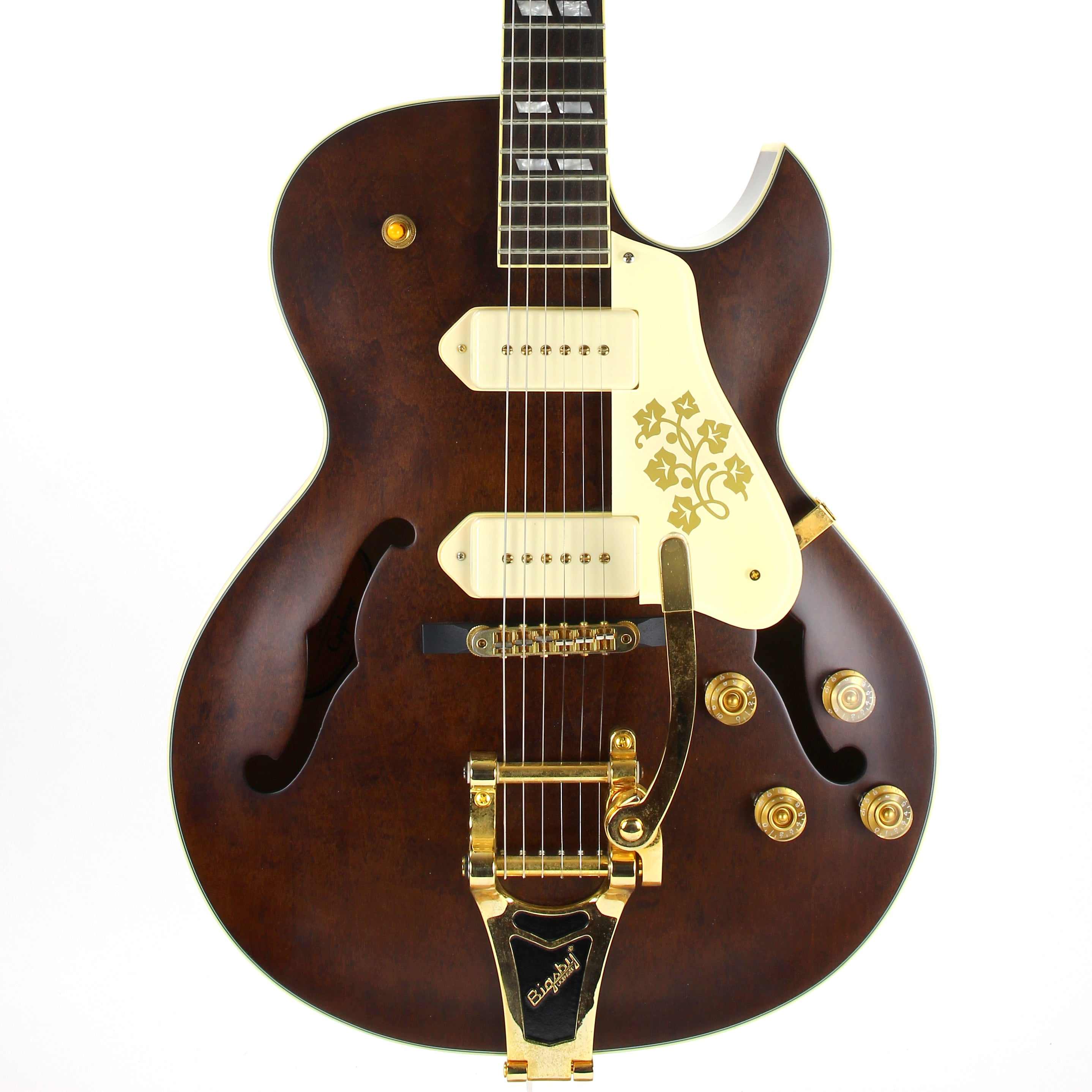 2015 Epiphone ES-295 Premium Satin Walnut - Gibson USA P-90s – Kansas City  Vintage Guitars