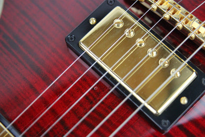 RED TIGER! Gibson Custom Shop 1968 Reissue Les Paul Custom - Figured, '68 Historic Flametop! Fire, Ebony Board!