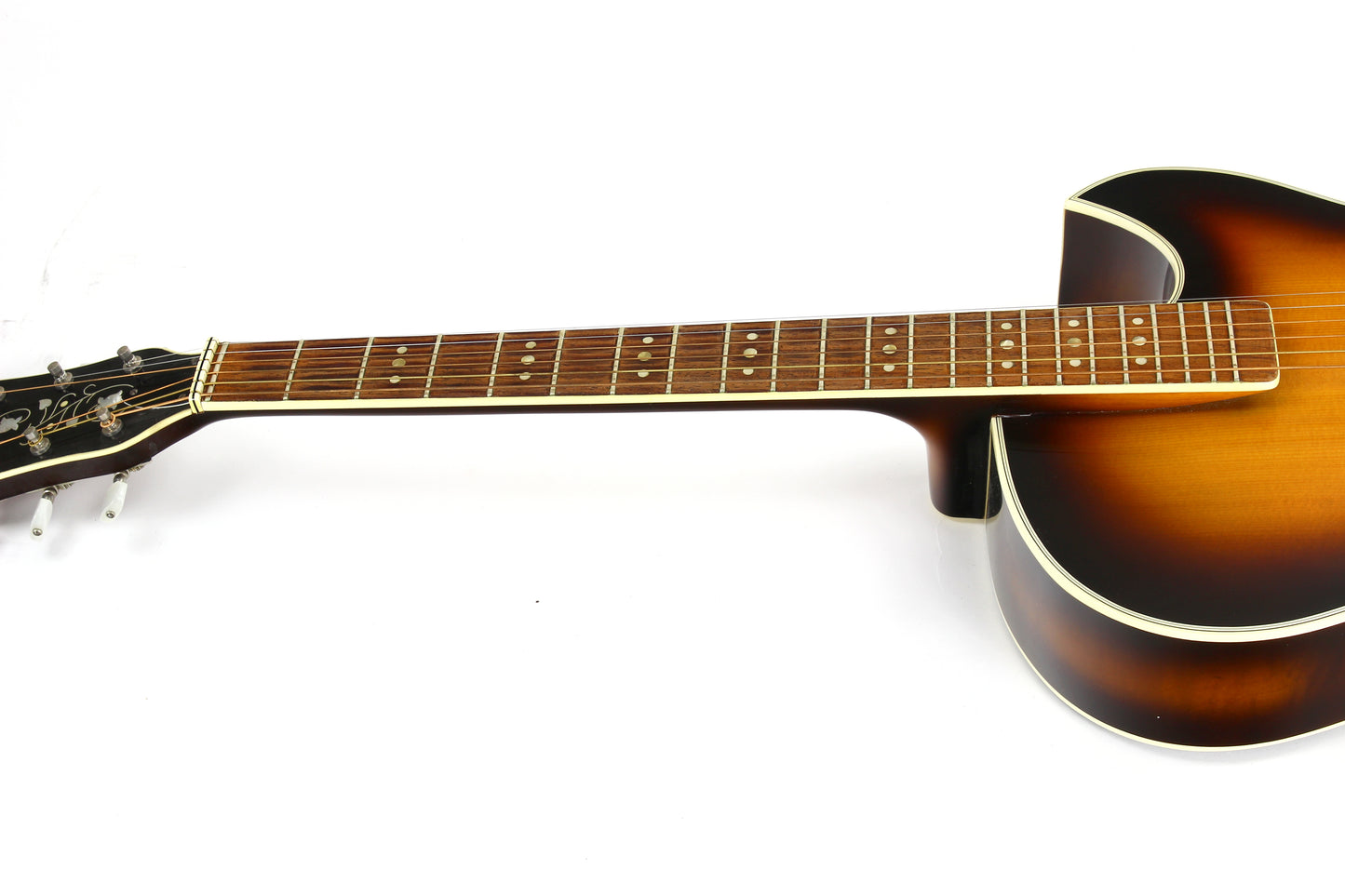 1967 Hofner President Florentine Model 66 Acoustic Archtop 5115-05 Brunette Sunburst