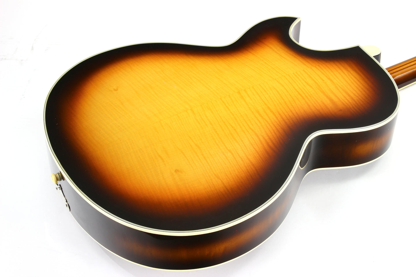 1967 Hofner President Florentine Model 66 Acoustic Archtop 5115-05 Brunette Sunburst