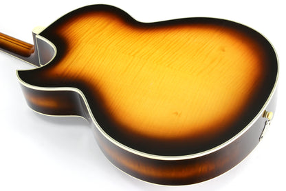 1967 Hofner President Florentine Model 66 Acoustic Archtop 5115-05 Brunette Sunburst