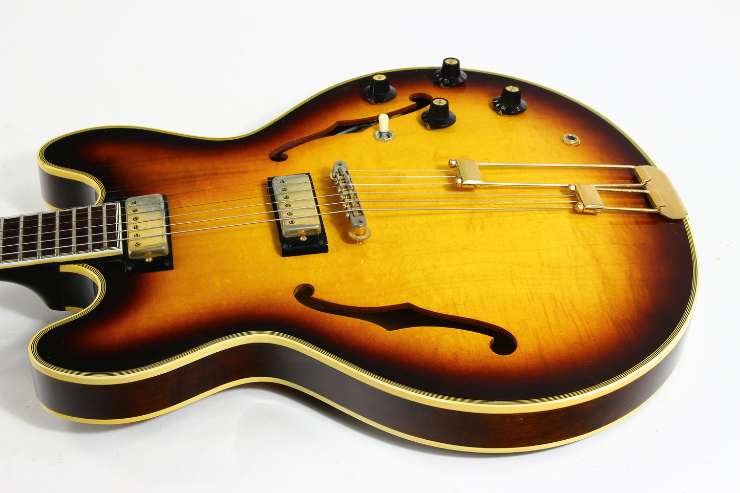 1967 Epiphone Sheraton E212T Sunburst Gibson Kalamazoo USA made Vintage Guitar ES-355 335