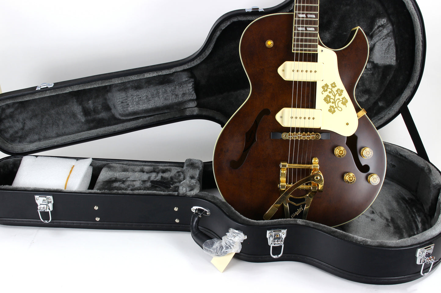 2015 Epiphone ES-295 Premium Satin Walnut - Gibson USA P-90s