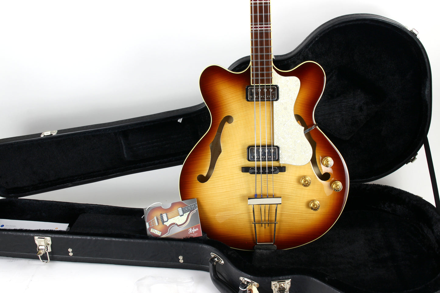 Hofner Contemporary Verythin Reissue Bass - Sunburst - HCT-500/7-SB-O