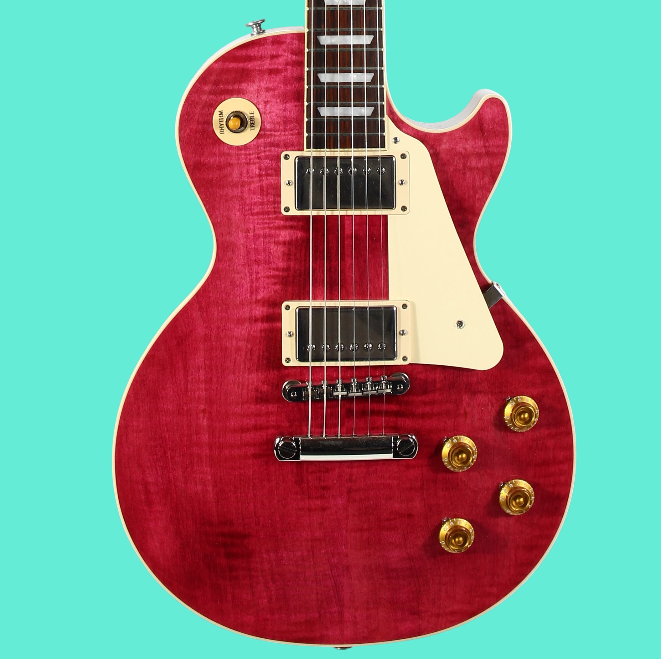 2023 Gibson USA '50s Les Paul Standard Fuchsia Figured Top! 1950s