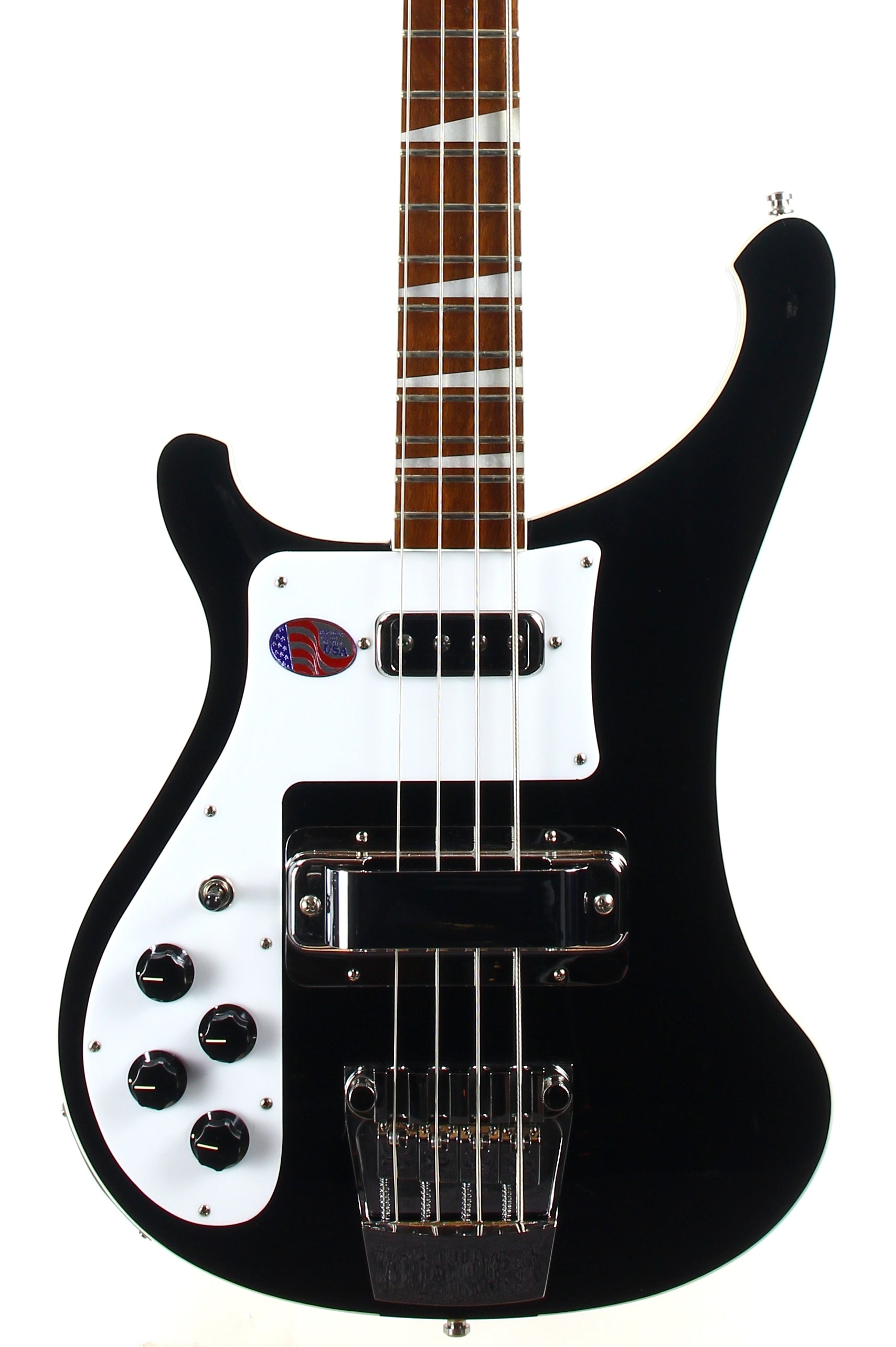 *SOLD* 2020 Rickenbacker 4003 Left-Handed Jetglo Black Electric Bass ...