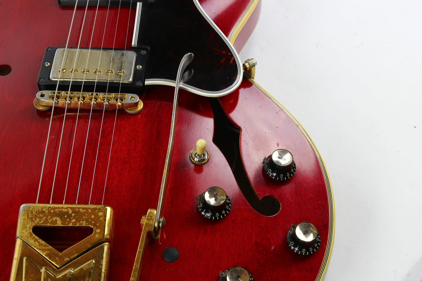 1961 Gibson ES-355 TDSV Cherry 2 PAF Humbuckers Vintage Guitar | Original Case 335 345