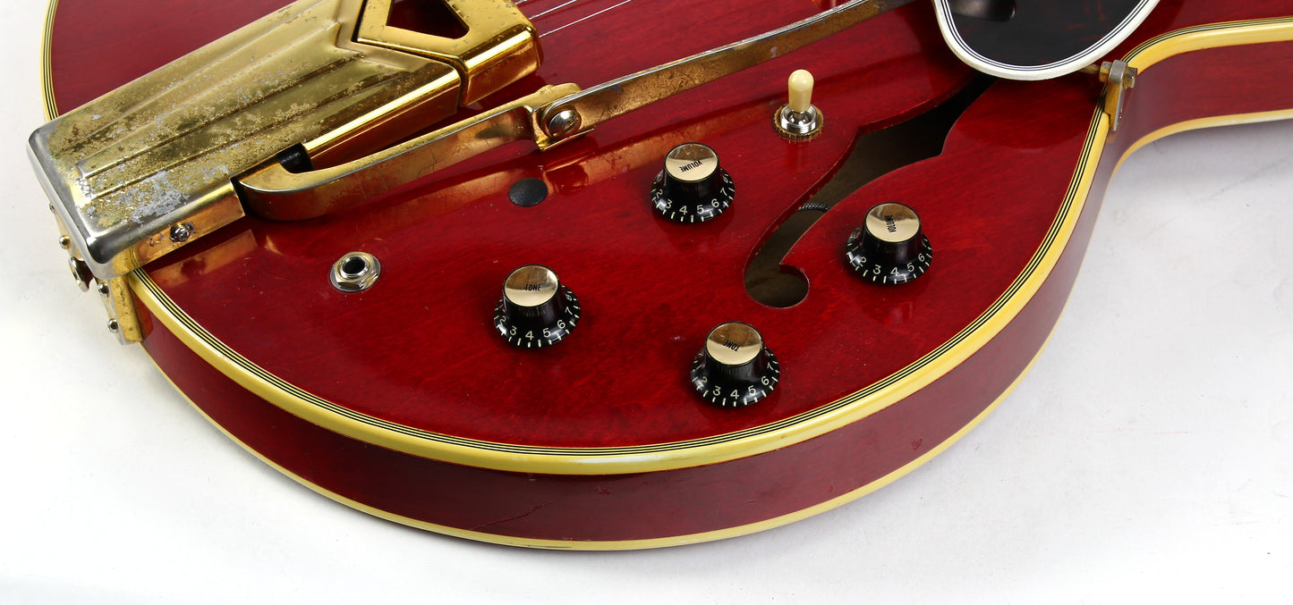 1961 Gibson ES-355 TDSV Cherry 2 PAF Humbuckers Vintage Guitar | Original Case 335 345