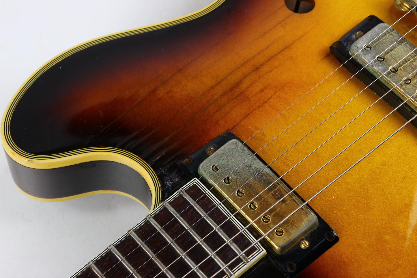 1967 Epiphone Sheraton E212T Sunburst Gibson Kalamazoo USA made Vintage Guitar ES-355 335