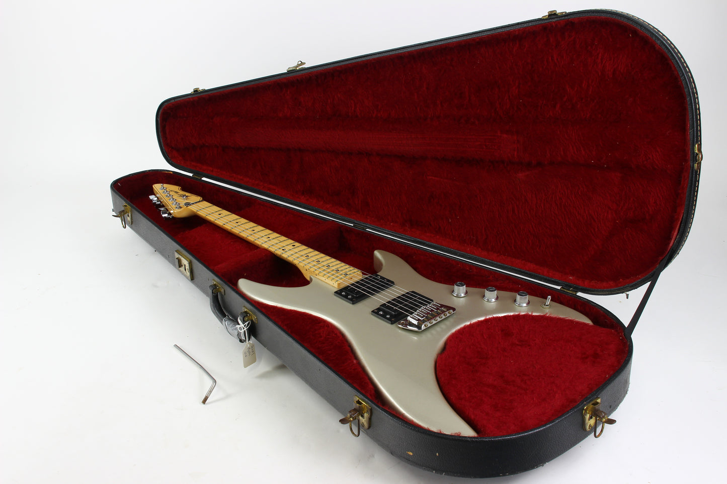1984 Peavey Mystic USA-Made Vintage Electric Guitar | Silver w Tremolo, Original Case!