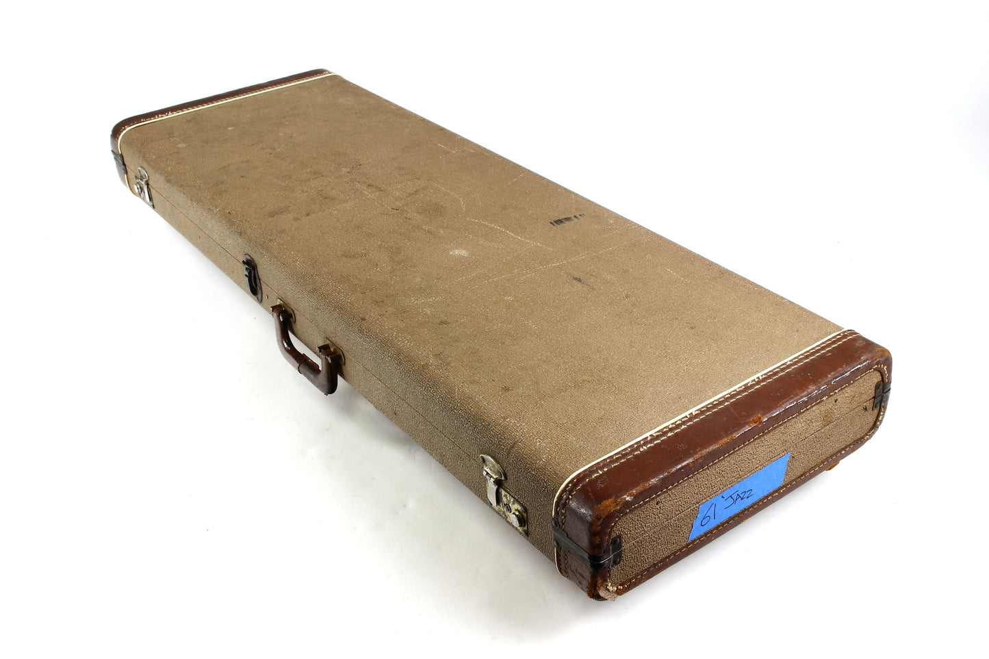 1961 Fender Jazzmaster Sunburst Vintage | 100% Original & Hard Case, Slab Board Neck, Offset Guitar