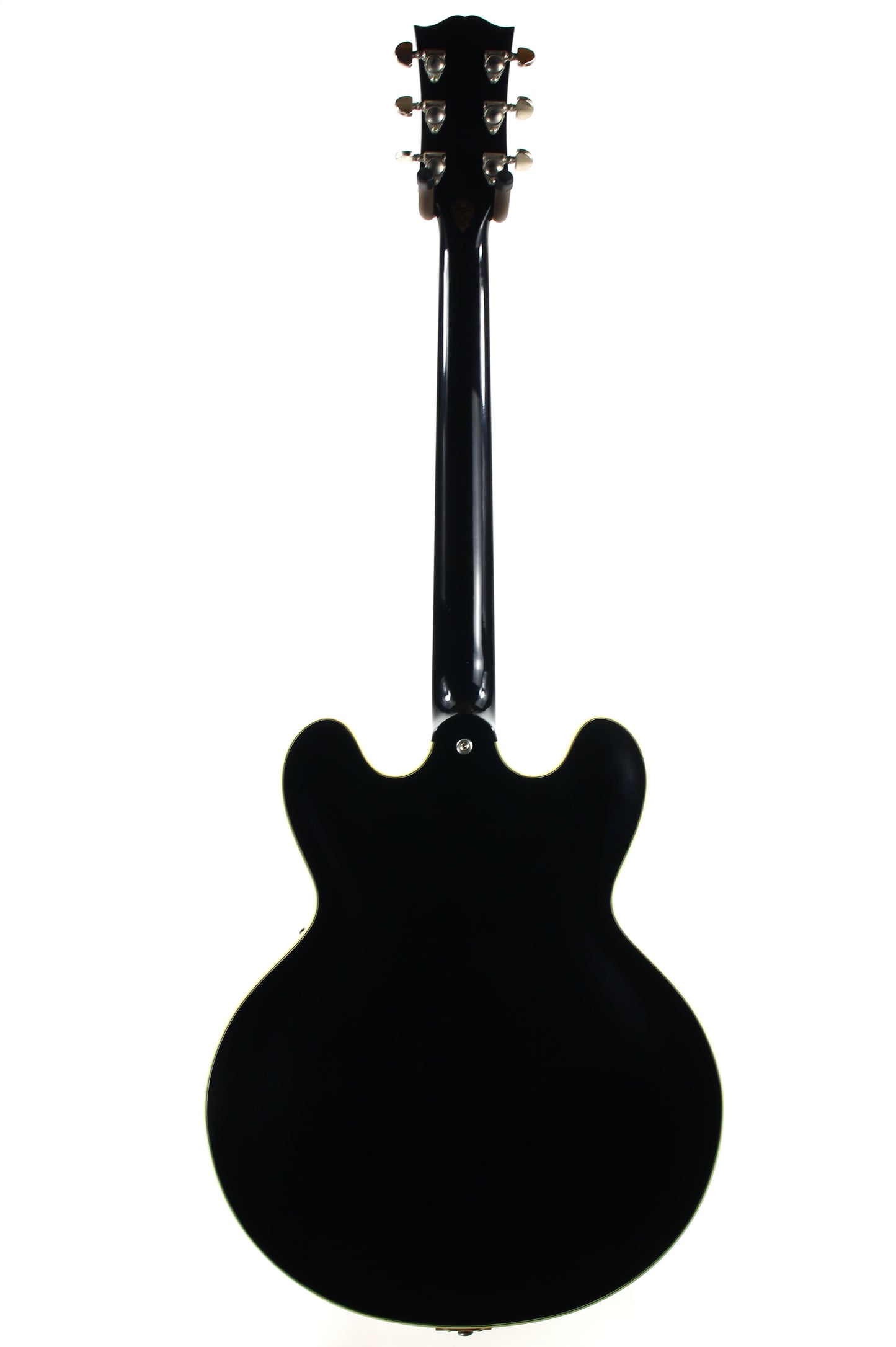 PROTOTYPE! 2017 Gibson Memphis Artist Proto Shinichi Ubukata Ebony Black ES-355 - Trini Lopez Diamond F-Holes DG-335, Bigsby