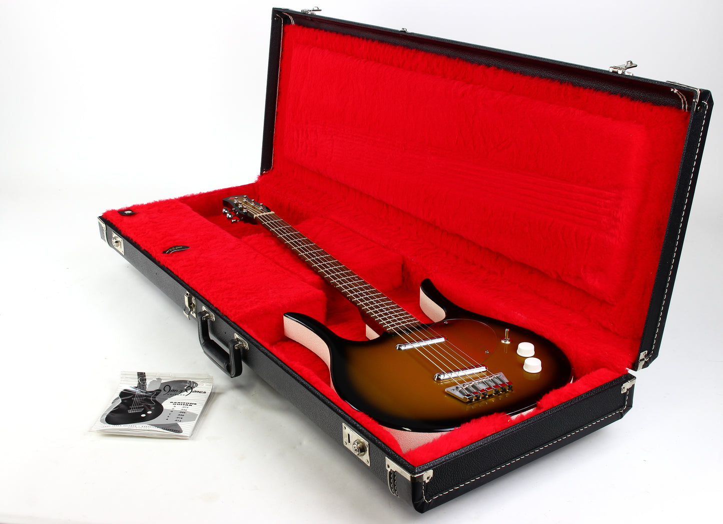 Jerry Jones USA Neptune Longhorn Baritone Bass Guitar VI 6-String Guitar | ONE OFF Gold Burst