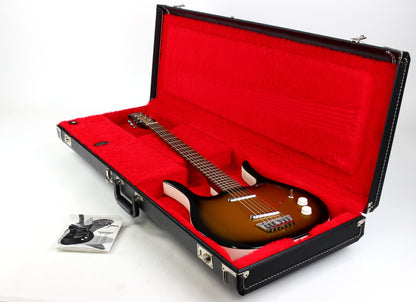 Jerry Jones USA Neptune Longhorn Baritone Bass Guitar VI 6-String Guitar | ONE OFF Gold Burst