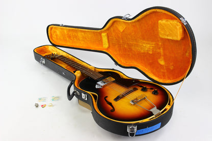 1968 Gibson ES-125T 3/4 Sunburst | Vintage Electric Guitar, P-90 Pickup, Hollowbody